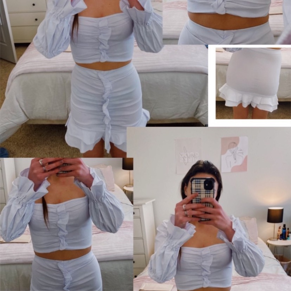 Skirt and top set